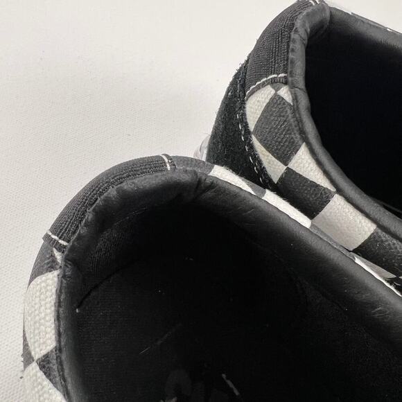 Vans Era Old Skool Ward Checkerboard Trainers Shoes Black White Suede Size 9 - Picture 8 of 13